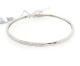 New 1.00ctw Pave Diamond Bangle Bracelet in 14K