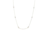 New 0.39ctw Diamond By The Yard Station Necklace in 18K