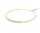 New 1.90ctw Diamond Flexible Bangle Bracelet in 14K