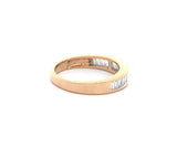 0.85ctw Baguette Diamond Channel Set Band Ring in 14K