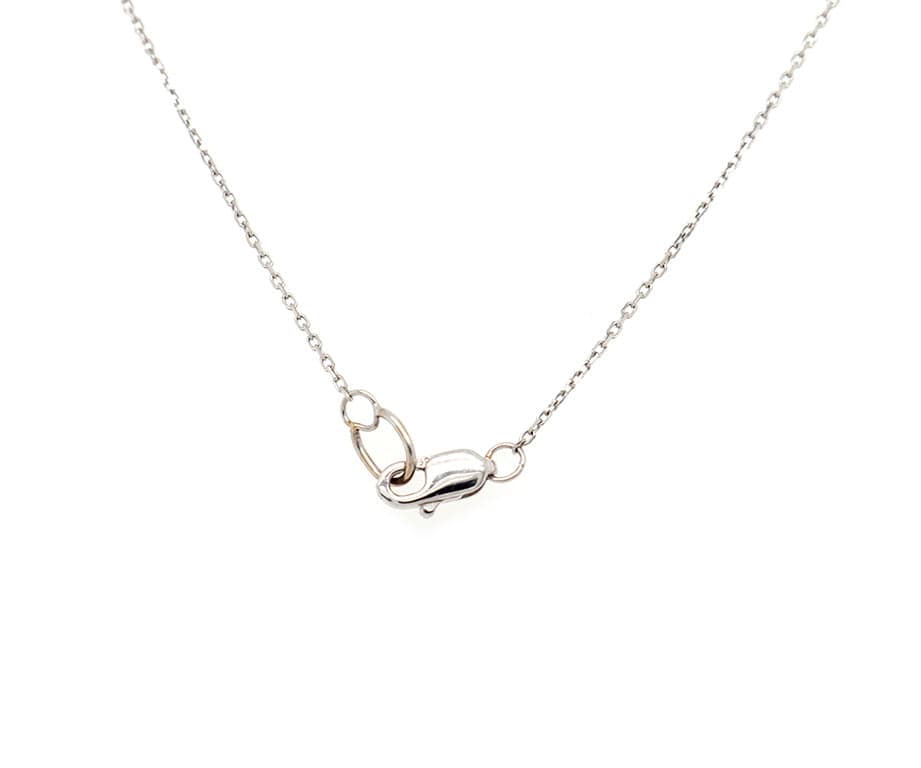 New 0.39ctw Diamond By The Yard Station Necklace in 18K